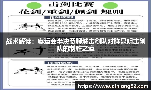 战术解读：奥运会半决赛聊城击剑队对阵昆明击剑队的制胜之道