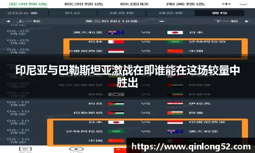 印尼亚与巴勒斯坦亚激战在即谁能在这场较量中胜出